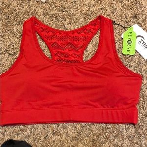 Zyia Active bomber bra, recycled materials